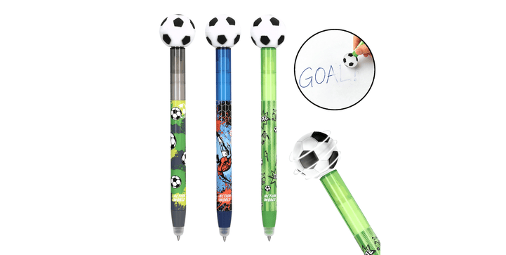 Action World Radierbarer Gelstift Fussball