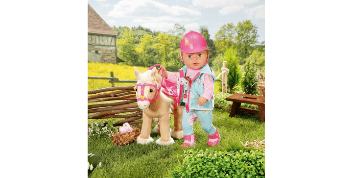 Baby born horse riding outfit best sale