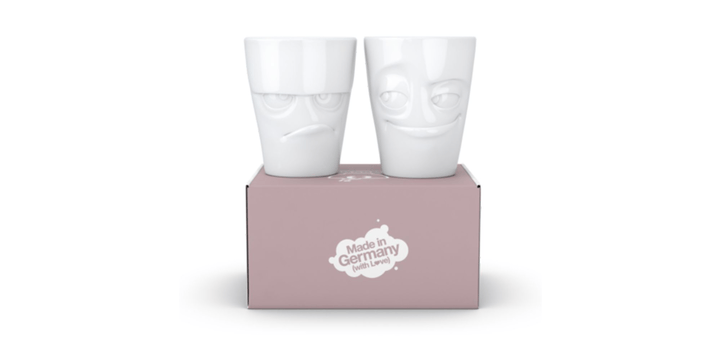 Fiftyeight Becher-Set Grummelig & Verschmitzt