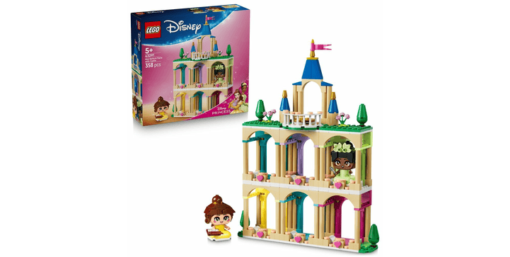 LEGO® Disney 43291 Die Mini-Prinzessinnen Belle und Tiana mit ihrem Schloss