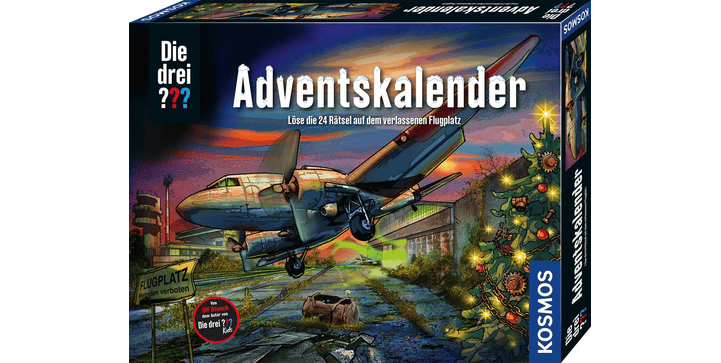Kosmos Die drei ??? Adventskalender 2024 Auf dem verlassenen Flugplatz