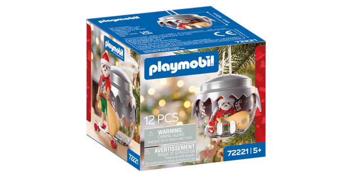 72221 Weihnachtskugel: Longboarder - Playmobil