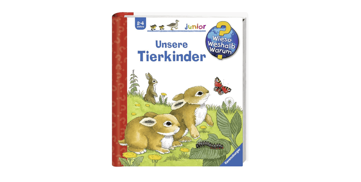 Ravensburger - WWW Junior Bd.15 - Unsere Tierkinder (rot)