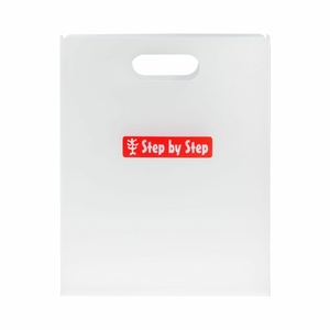 Step by Step Heftbox mit Tragegriff Transparent 2024