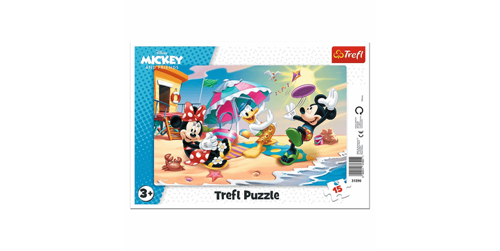 Trefl Rahmen-Puzzle 15 Teile - Disney Micky Maus and Friends