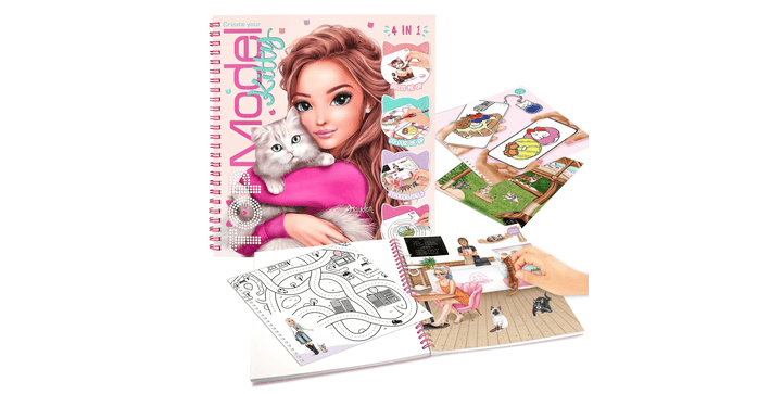 Create your TOPModel Kitty Malbuch