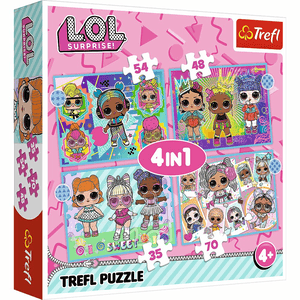 Trefl 4 in 1 Puzzle - L.O.L.