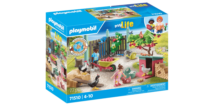 71510 Kleine Hühnerfarm im Tiny House Garten - Playmobil
