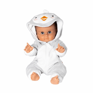 Heless Puppen-Einteiler Baby-Pinguin - Gr. 35-45 cm