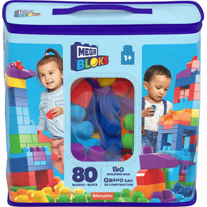 Mega Bloks Bausteine-Beutel bunt - 80 Teile