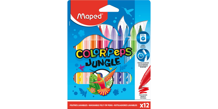 Maped Filzstifte COLOR'PEPS JUNGLE 2.0 x 12