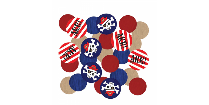 Amscan Konfetti Piraten Karte Folie / Papier 14 g
