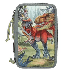 Dino World 3 Fach Federtasche BITE