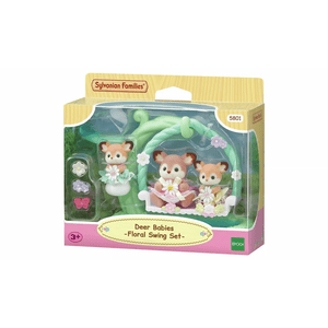 Sylvanian Families Reh Babys mit Blumenschaukel Spielset