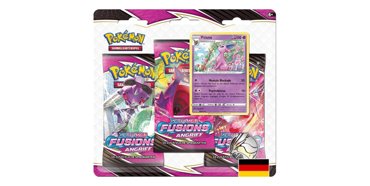 Amigo Pokemon Schwert & Schild Fusions Angriff Blister 3er Pack