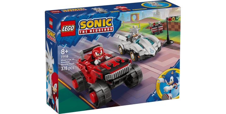 LEGO® Sonic the Hedgehog 77118 Silvers Auto vs. Knuckles' Monstertruck