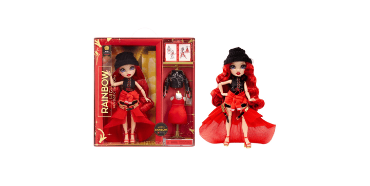 Rainbow High Fantastic Fashion Ruby Anderson - Red 11”