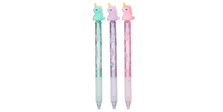 Ylvi Radierbarer Gelstift mit Einhorn-Topper - Blindpack