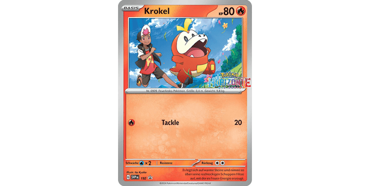 Amigo Pokémon Horizonte Krokel - Promokarte limitiert