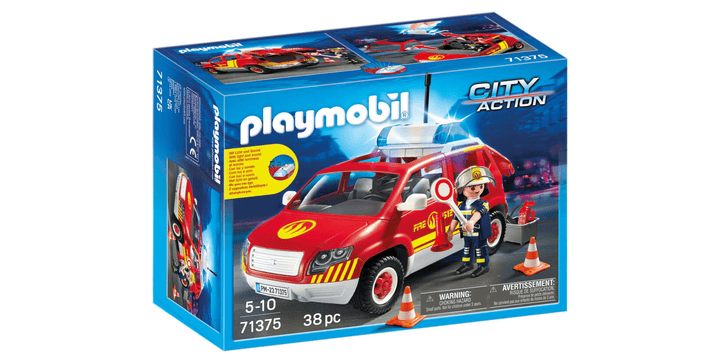 71375 Brandmeisterfahrzeug mit Licht und Sound - Playmobil