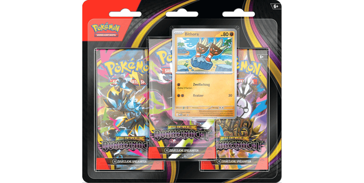 Pokémon Mega Entwicklung Dunkelnacht - 3-Pack Blister