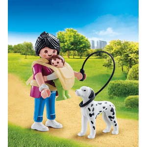 70154 Mama mit Baby und Hund - Playmobil