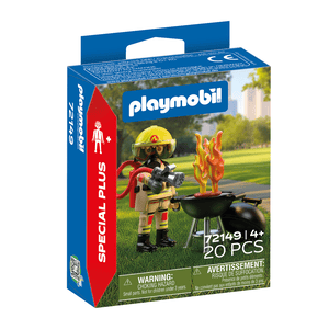 72149 Feuerwehrmann mit Brandherd - Playmobil