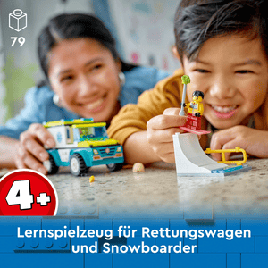 LEGO® City 60403 Rettungswagen und Snowboarder
