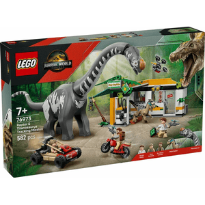 LEGO® Jurassic World™ 76973 Raptor & Titanosaurus: Große Fährtensuche