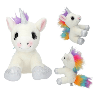 Ylvi Plüsch Einhorn weiß 21 cm