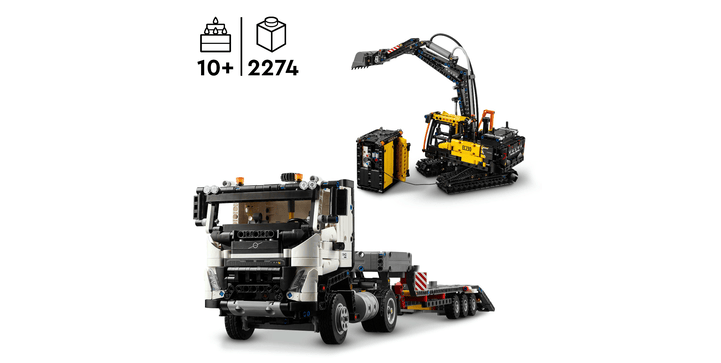 LEGO® Technic 42175 Volvo FMX LKW mit EC230 Electric Raupenbagger