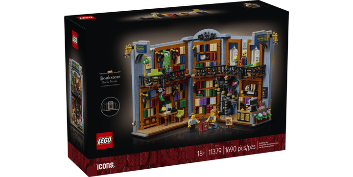LEGO® Icons 11379 Buchstütze Buchladen Set für Erwachsene
