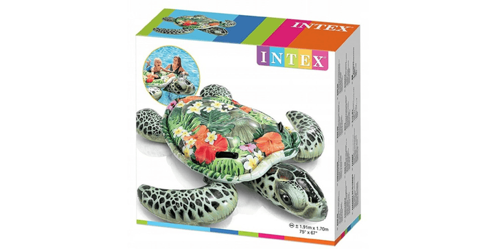INTEX 57555 aufblasbare Ride-On-Schildkröte