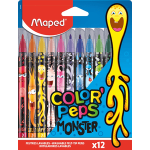 Maped Filzstifte COLOR'PEPS MONSTER x 12