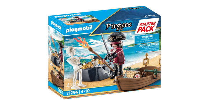 71254 Starter Pack Pirat mit Ruderboot  - Playmobil