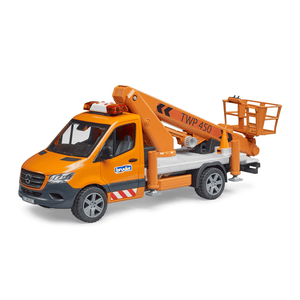 bruder - MB Sprinter Arbeitsbühne mit Light + Sound Modul
