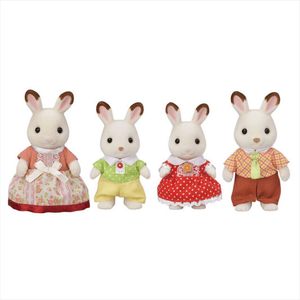 Schokoladenhasen Familie