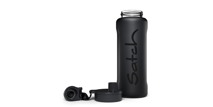 Satch XL Kunststoff Trinkflasche Black