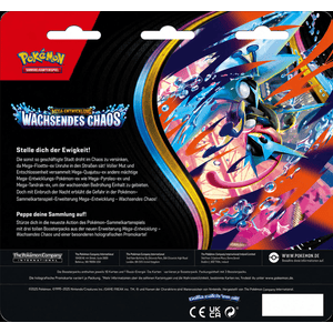 Pokémon Mega Entwicklung Wachsendes Chaos - 3-Pack Blister