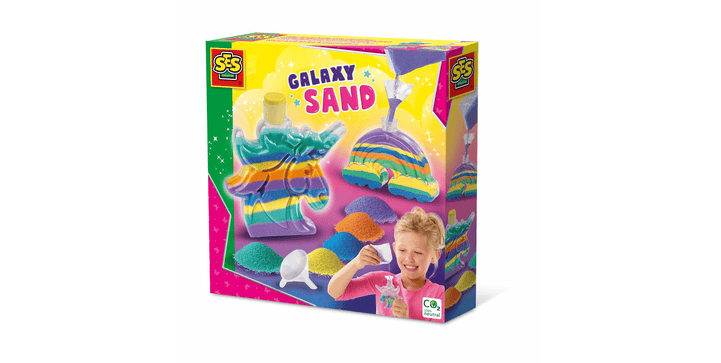SES Galaxy Sandmalerei-Flacons Einhorn und Regenbogen