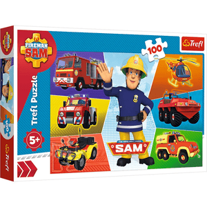 Trefl Puzzle 100 – Sam's Fahrzeug / Feuerwehrmann Sam