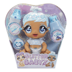 Glitter Babyz Doll- January Snowflake (Light Blue/Snowflake)
