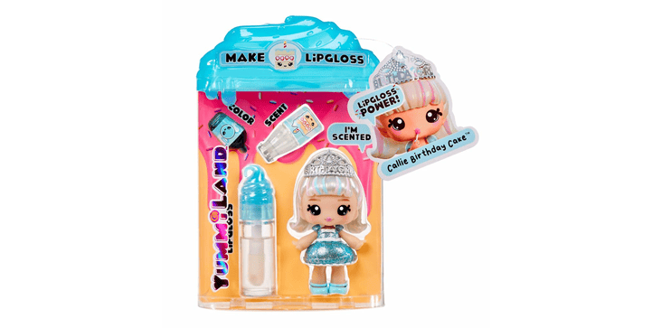 Yummiland Lipgloss Doll - Callie Birthday Cake