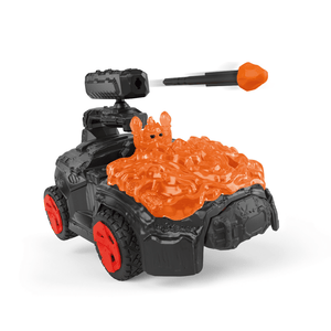 Schleich® 42668 Lava-Crashmobil mit Mini Creature