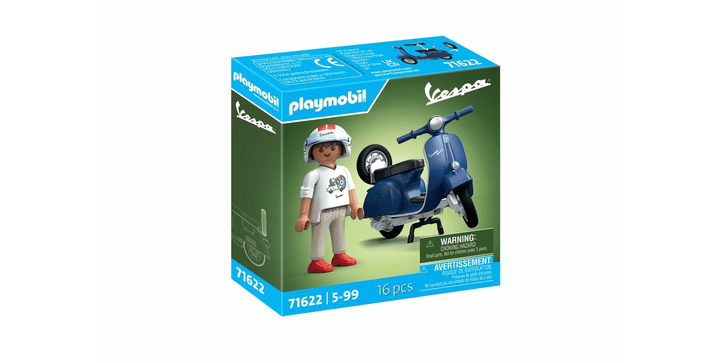 71622 - 1969 Vespa 150 Sprint Veloce in Blau - Playmobil