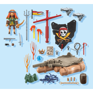 71794 Schatzbergung auf Piratenfloss - Playmobil