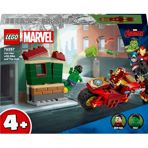 LEGO® Marvel™ Super Heroes 76287 Iron Man mit Bike und der Hulk