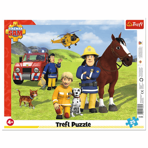 Trefl Rahmen-Puzzle 25 Teile - Feuerwehrmann Sam