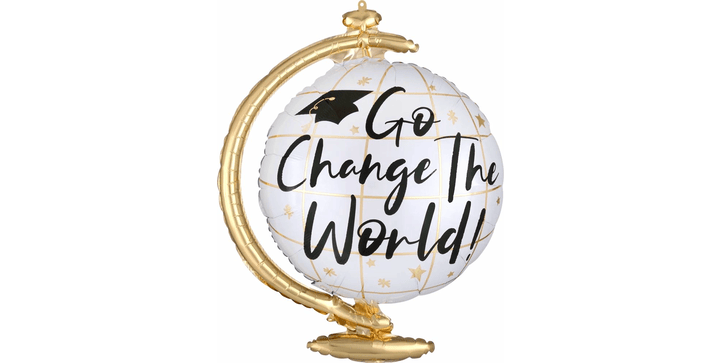 Anagram® Folienballon Supershape Change the World Globe