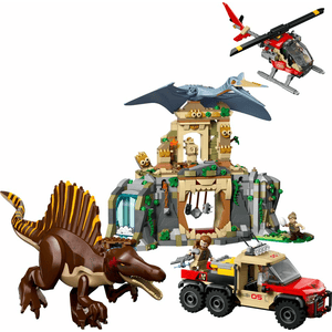 LEGO® Jurassic World™ 76976 Spinosaurier & Quetzalcoatlus: Hubschrauber-Einsatz
